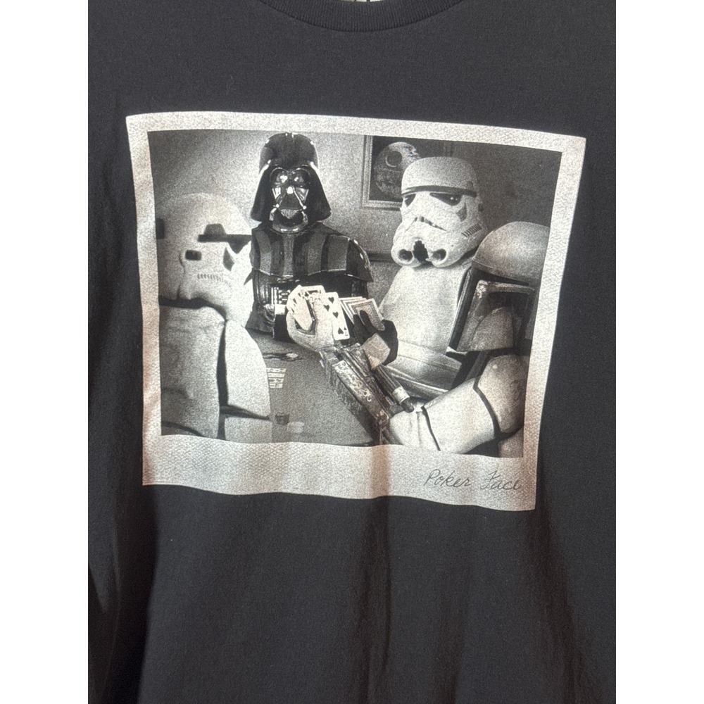 Star Wars Poker Face Graphic Tee Mens 3XL